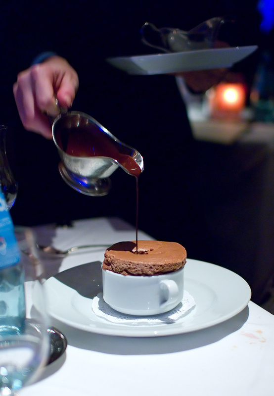 baked chocolate souffle