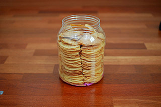 whole jar of kuih kapek