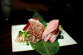 sashimi sampler plate