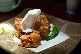 anko karaage (deep fried monkfish)